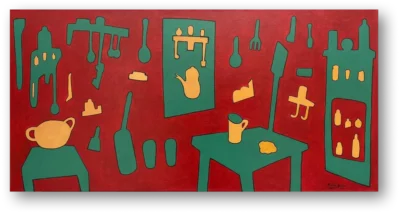 Pierre Botha - Red Kitchen