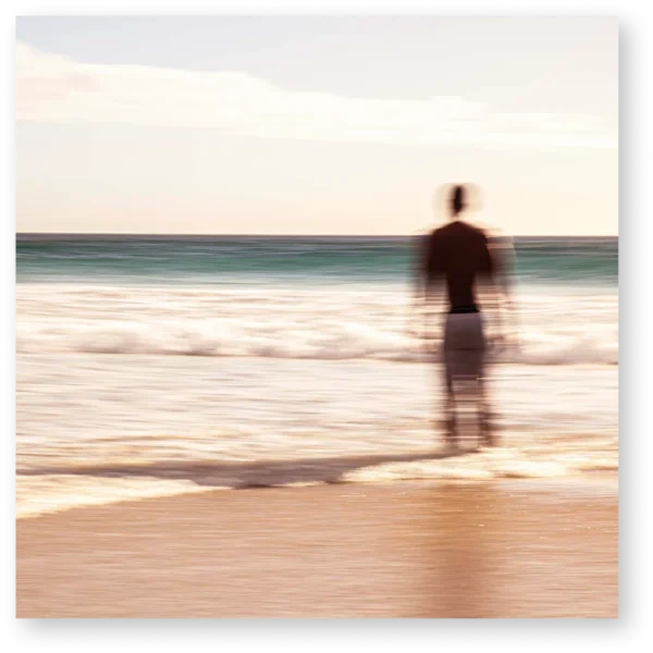 Man staring at the sea