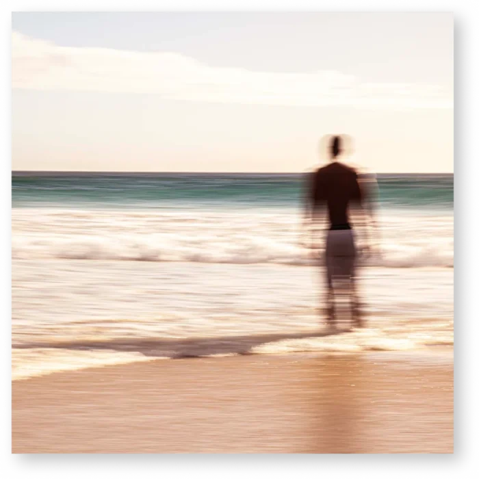 Man staring at the sea