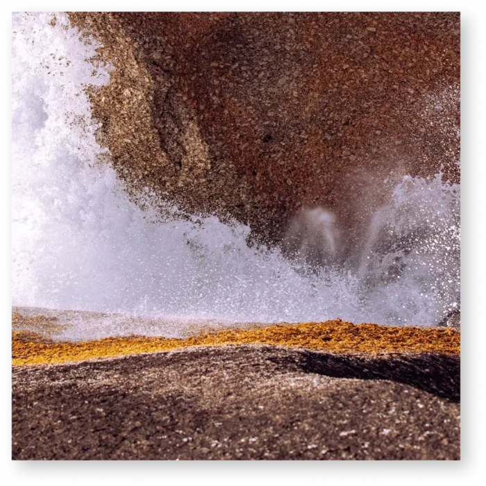 Splashing rockpools