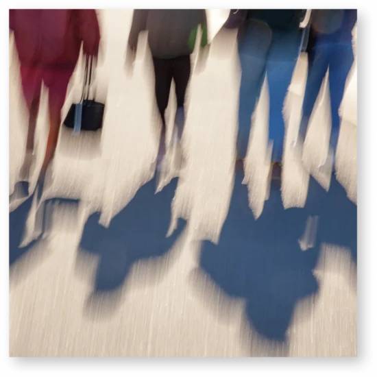 People walking at the beach