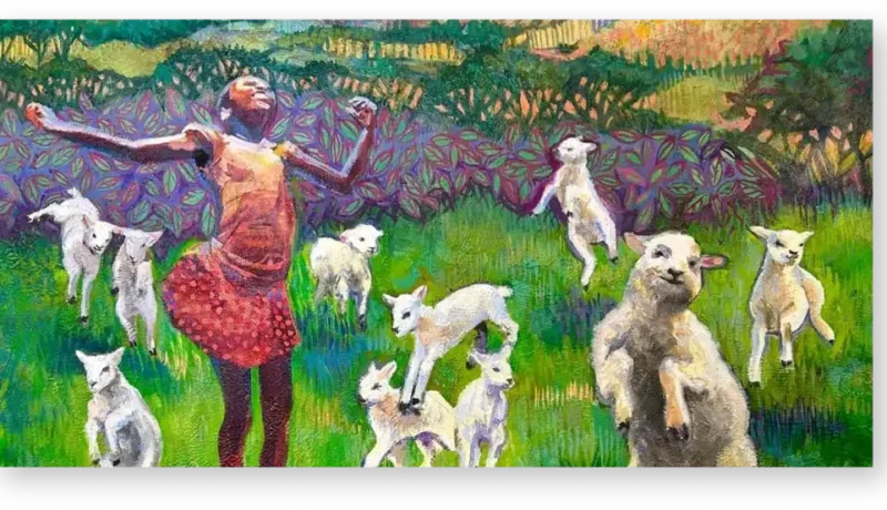 Dancing with sheep - Marion Fuchs - Hamilton Art Gallery Cape Town