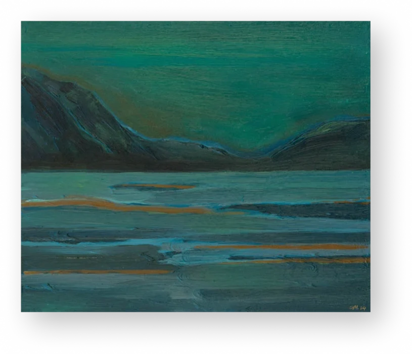 The_Crossing_oil_on_board, Hamilton Art Gallery, Cape Town